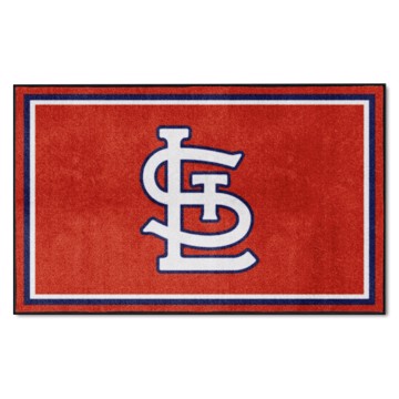 27 1950 St. Louis Cardinals Retro Logo Roundel Round Mat - Floor