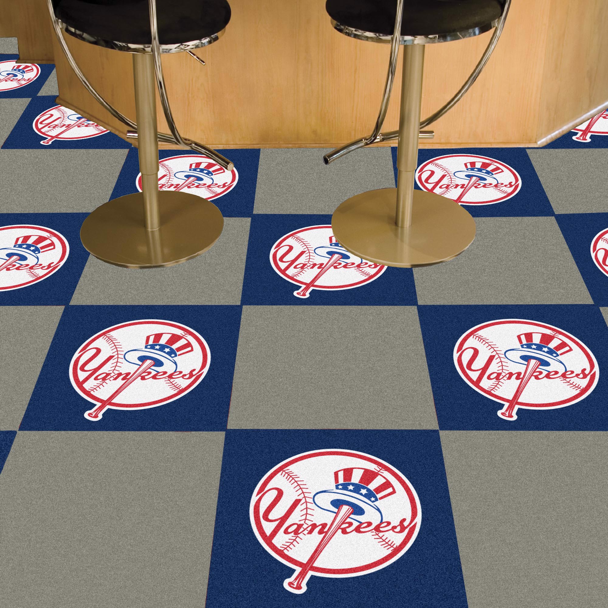 Fanmats | New York Yankees Team Carpet Tiles