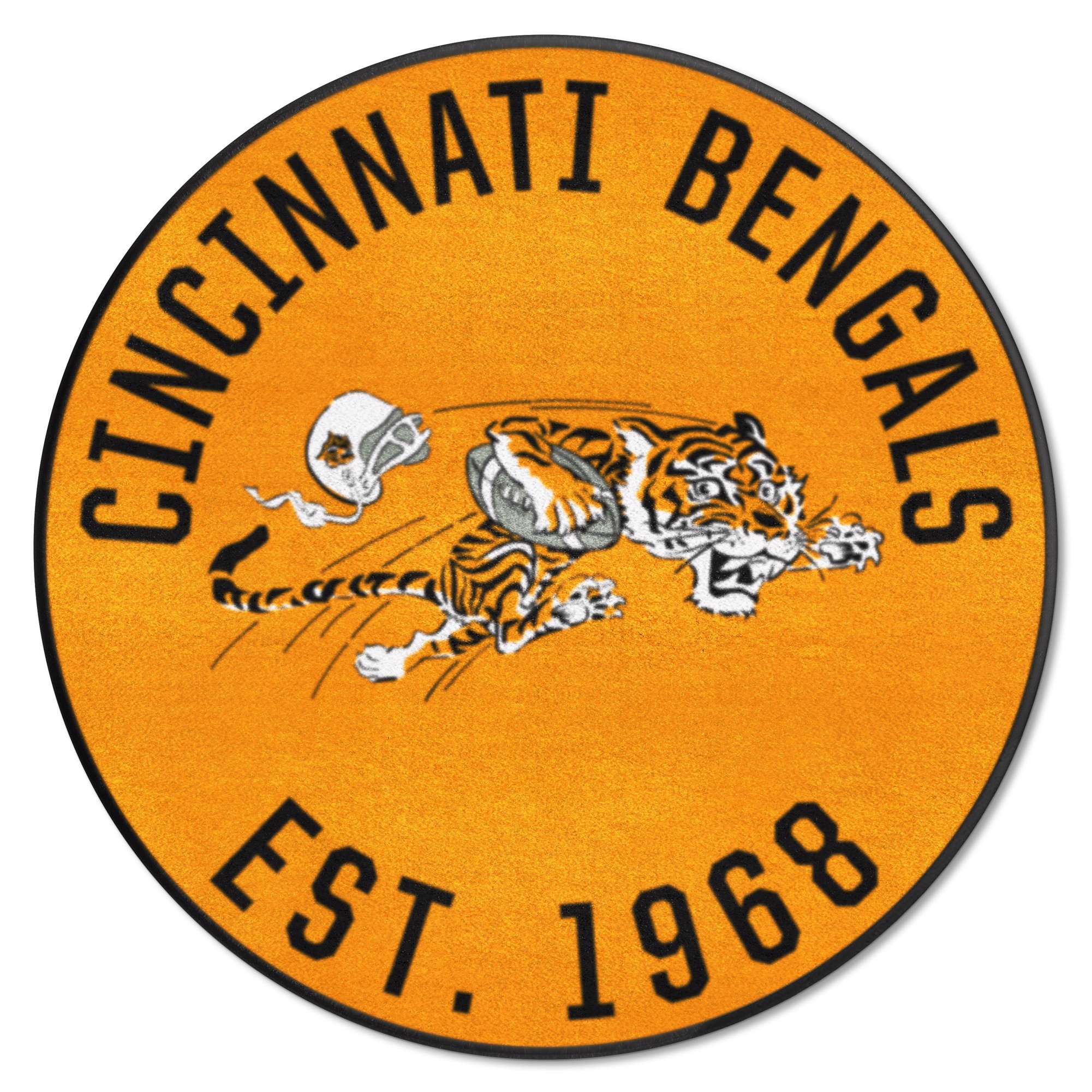Cincinnati Bengals NFL Vintage Roundel Rug