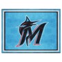 Picture of Miami Marlins 8X10 Plush Rug