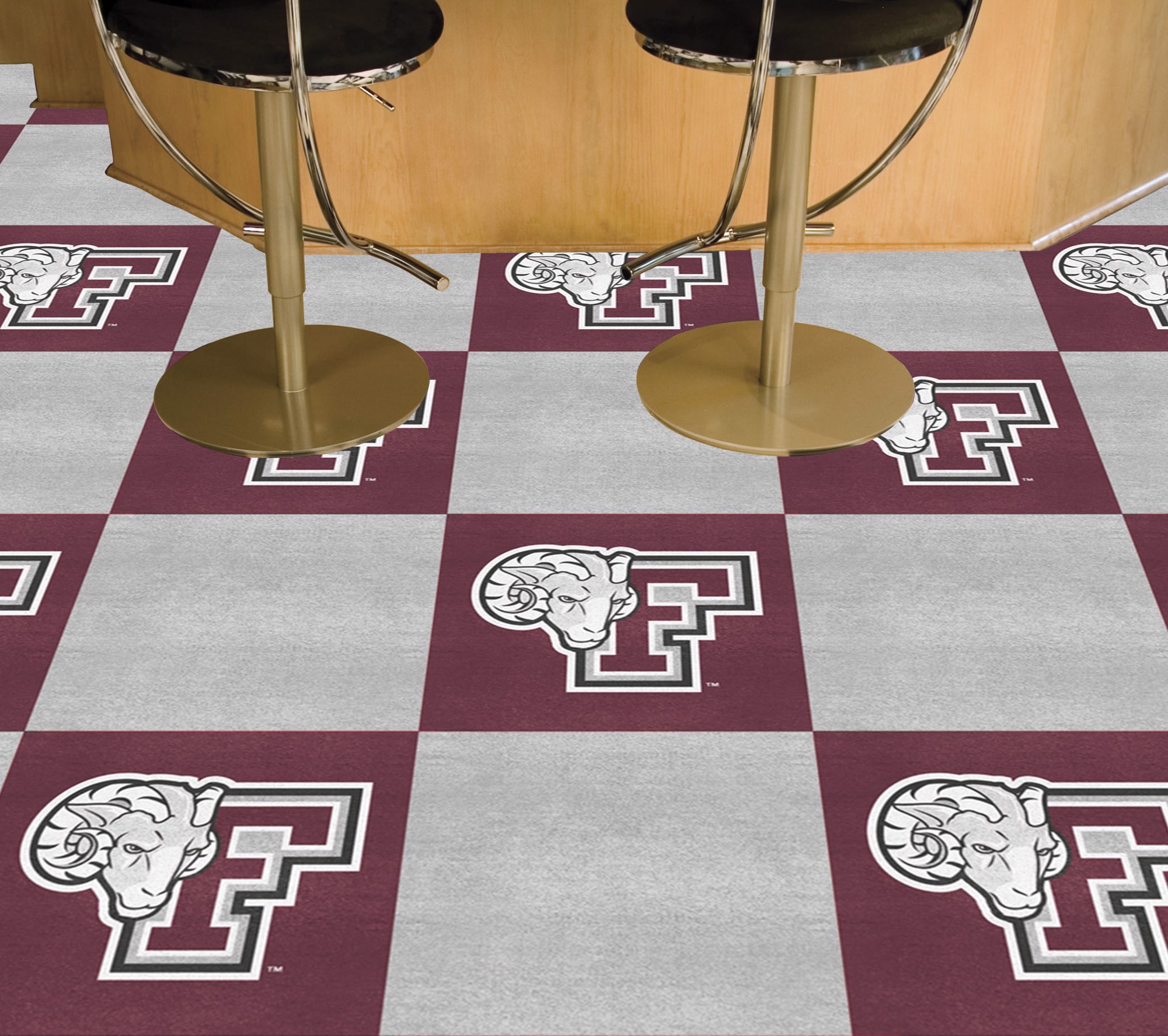 Fanmats | Fordham Team Carpet Tiles