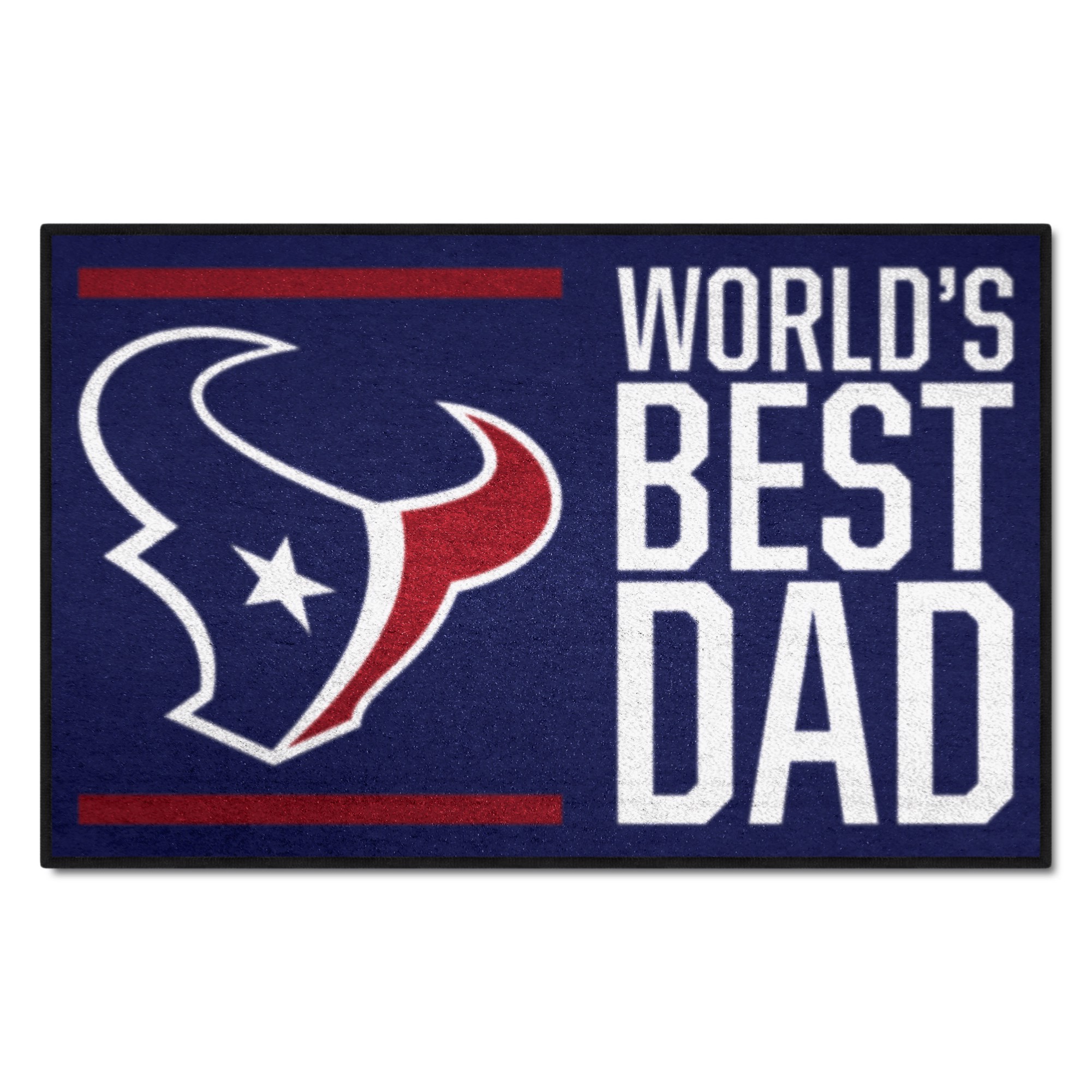New Jersey Devils Devils World's Best Dad Starter Doormat - 19x30