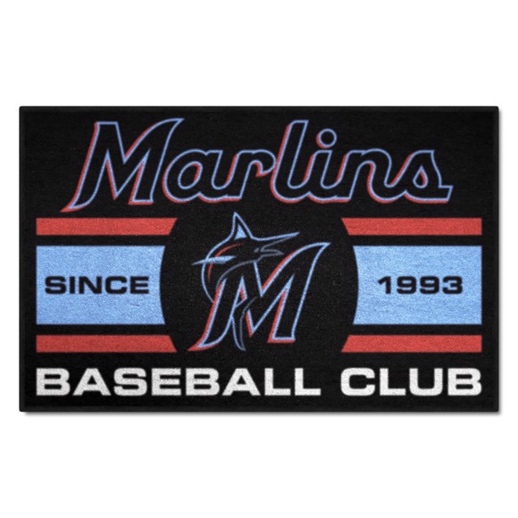 Fanmats Florida Marlins Starter Mat - Retro Collection