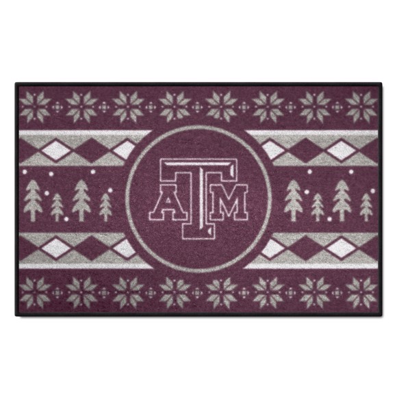 Picture of Texas A&M Aggies Starter Mat - Holiday Sweater