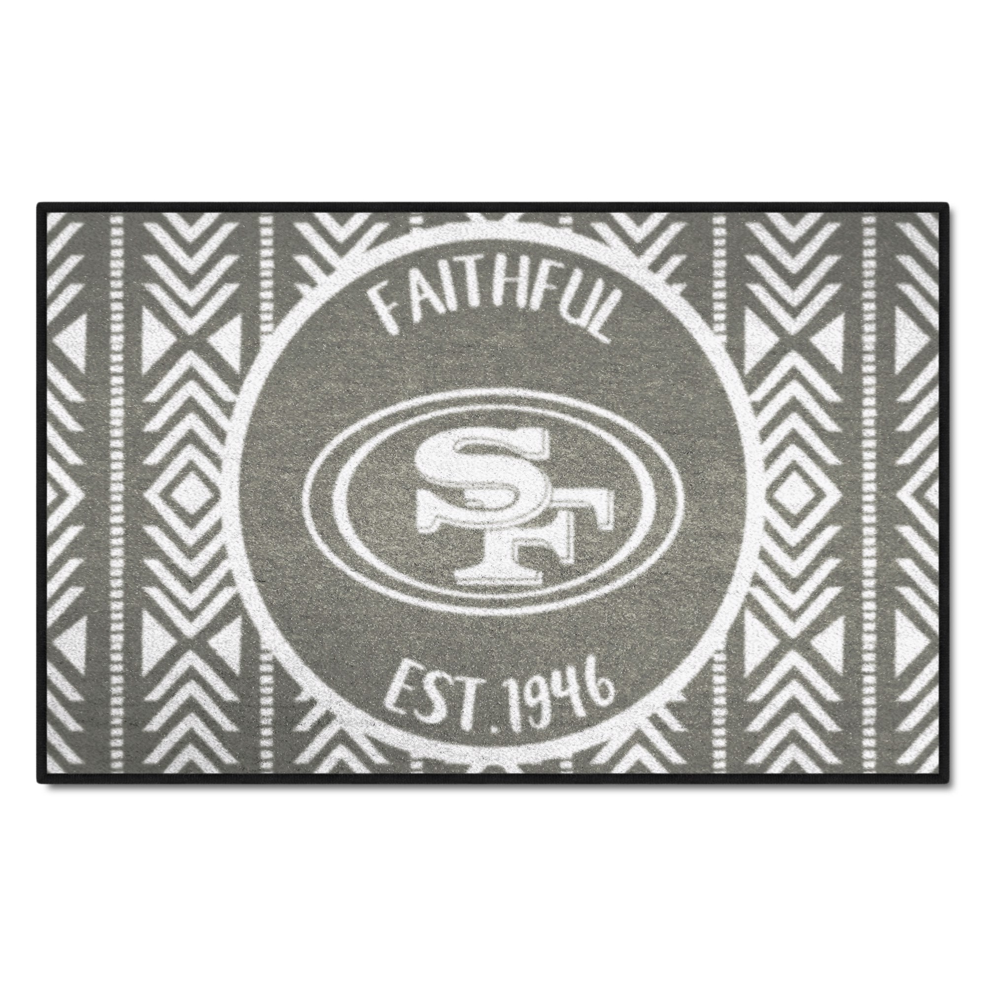 Officially Licensed San Francisco 49ers Uniform Rug - 19 x 30