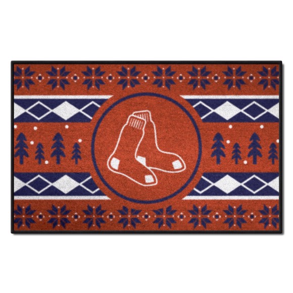 Picture of Boston Red Sox Holiday Sweater Starter Mat