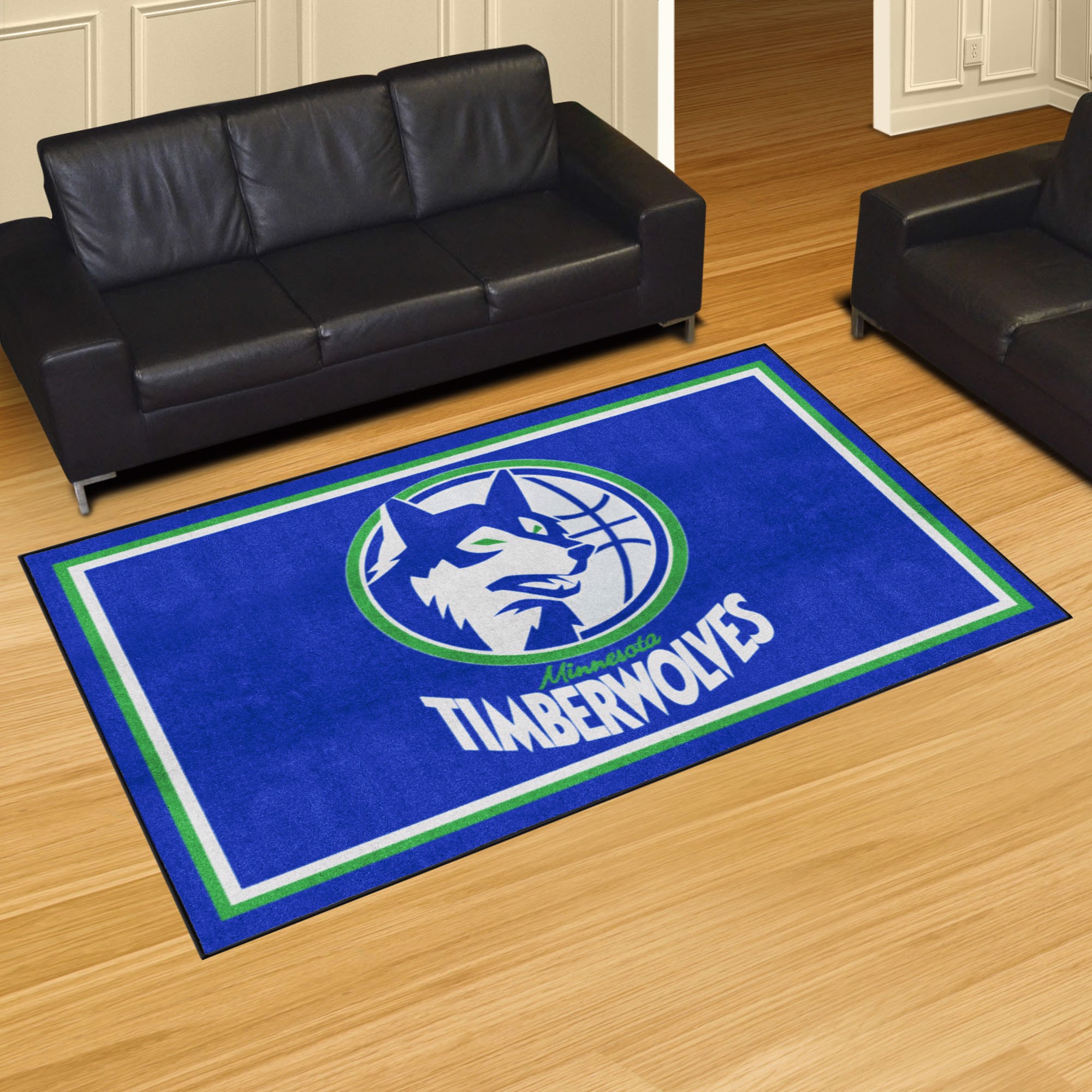 Fanmats | Minnesota Timberwolves 5x8 - Retro Collection