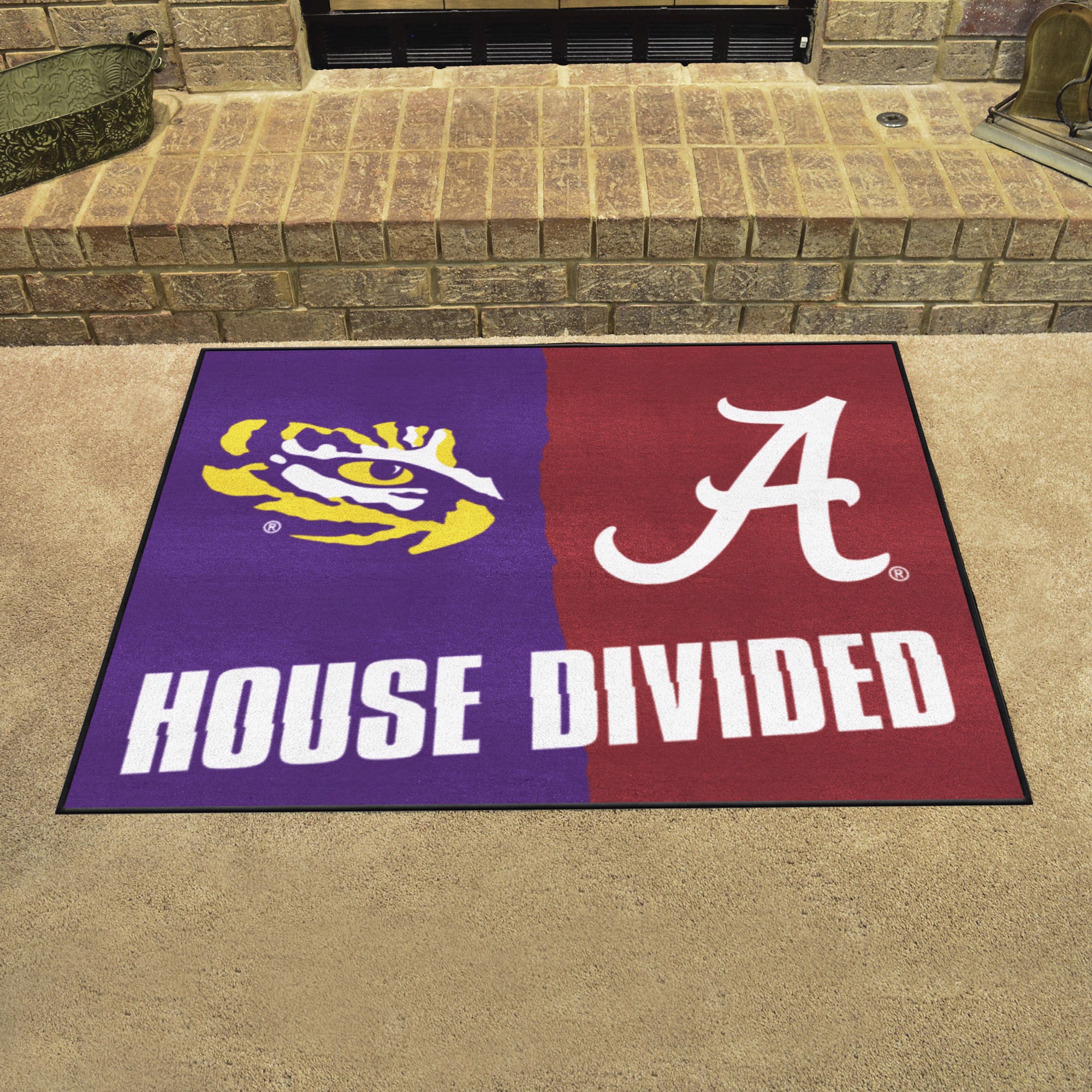 Fanmats House Divided Lsu Alabama House Divided House Divided Mat 6672