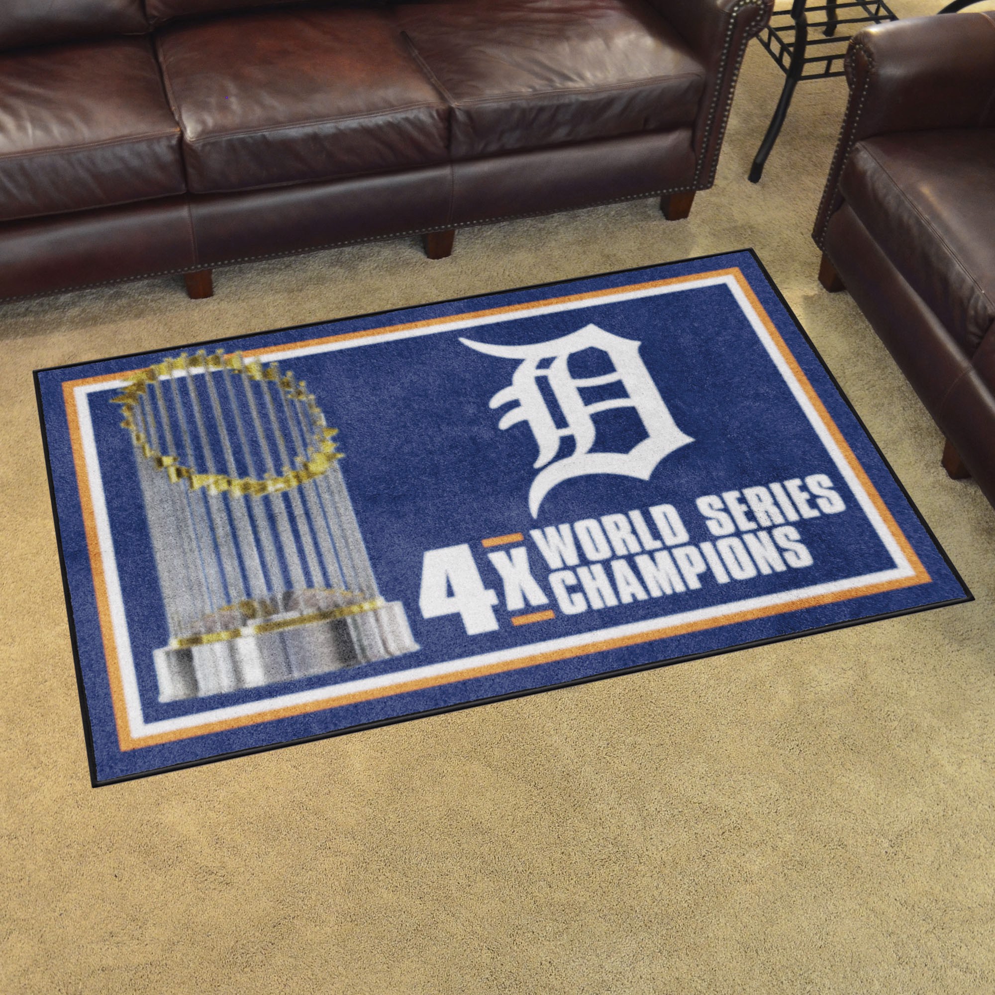 Fanmats | Detroit Tigers Dynasty 4x6 Rug