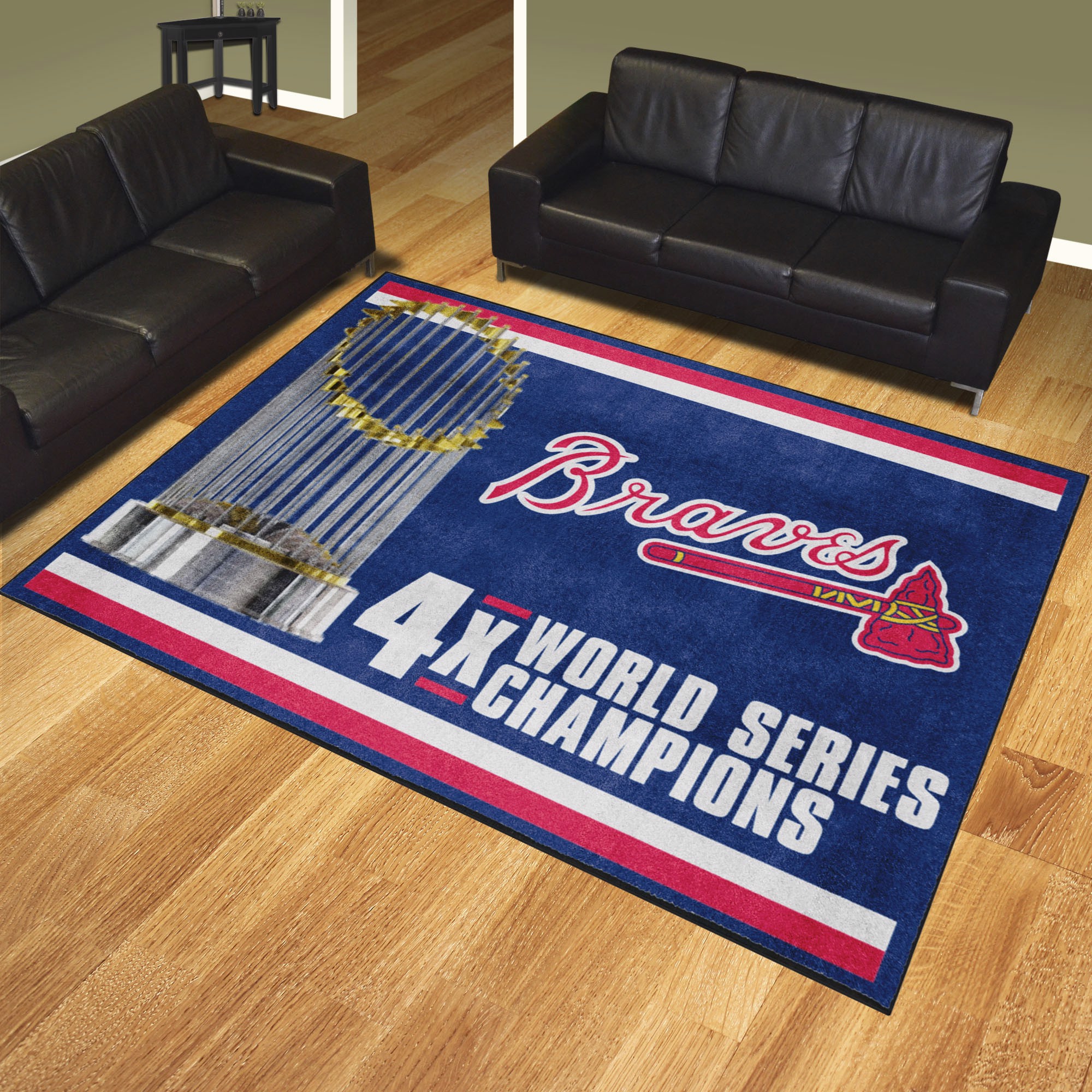 Fanmats | Atlanta Braves Dynasty 8x10 Rug