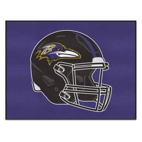 Baltimore Ravens Football Rug