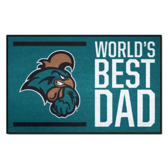 Picture of Coastal Carolina Chanticleers Starter Mat - World's Best Dad