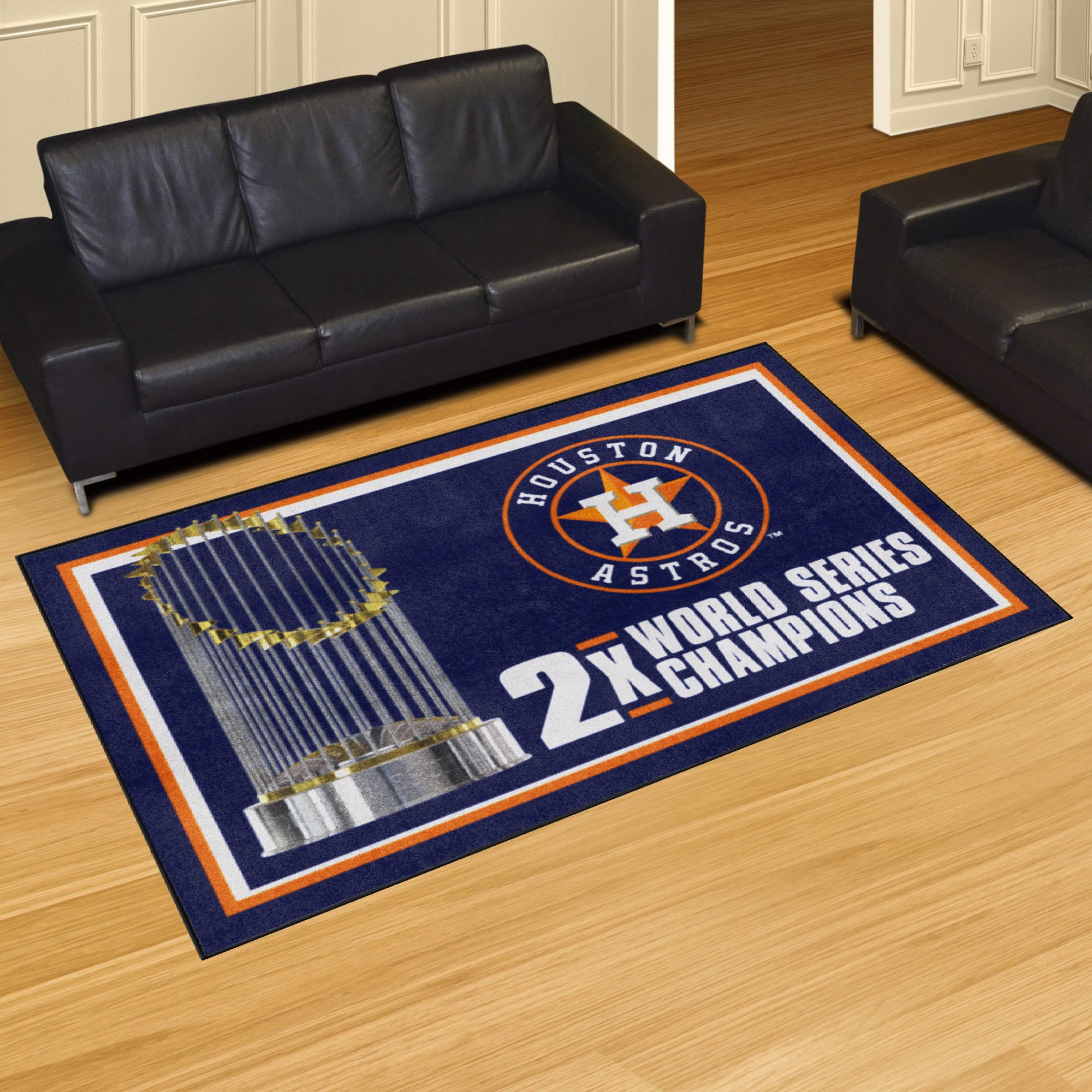 Houston Astros Dynasty 5x8 Rug | Fanmats - Sports Licensing Solutions, LLC