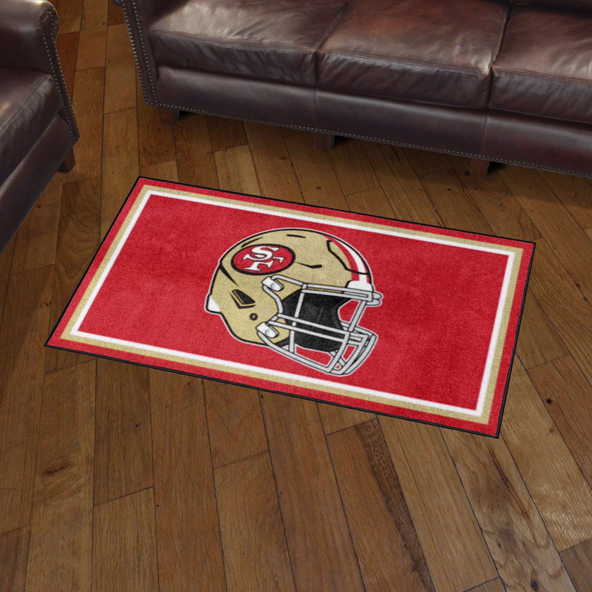 San Francisco 49ers 3x5 Rug - Retro | Fanmats - Sports Licensing ...