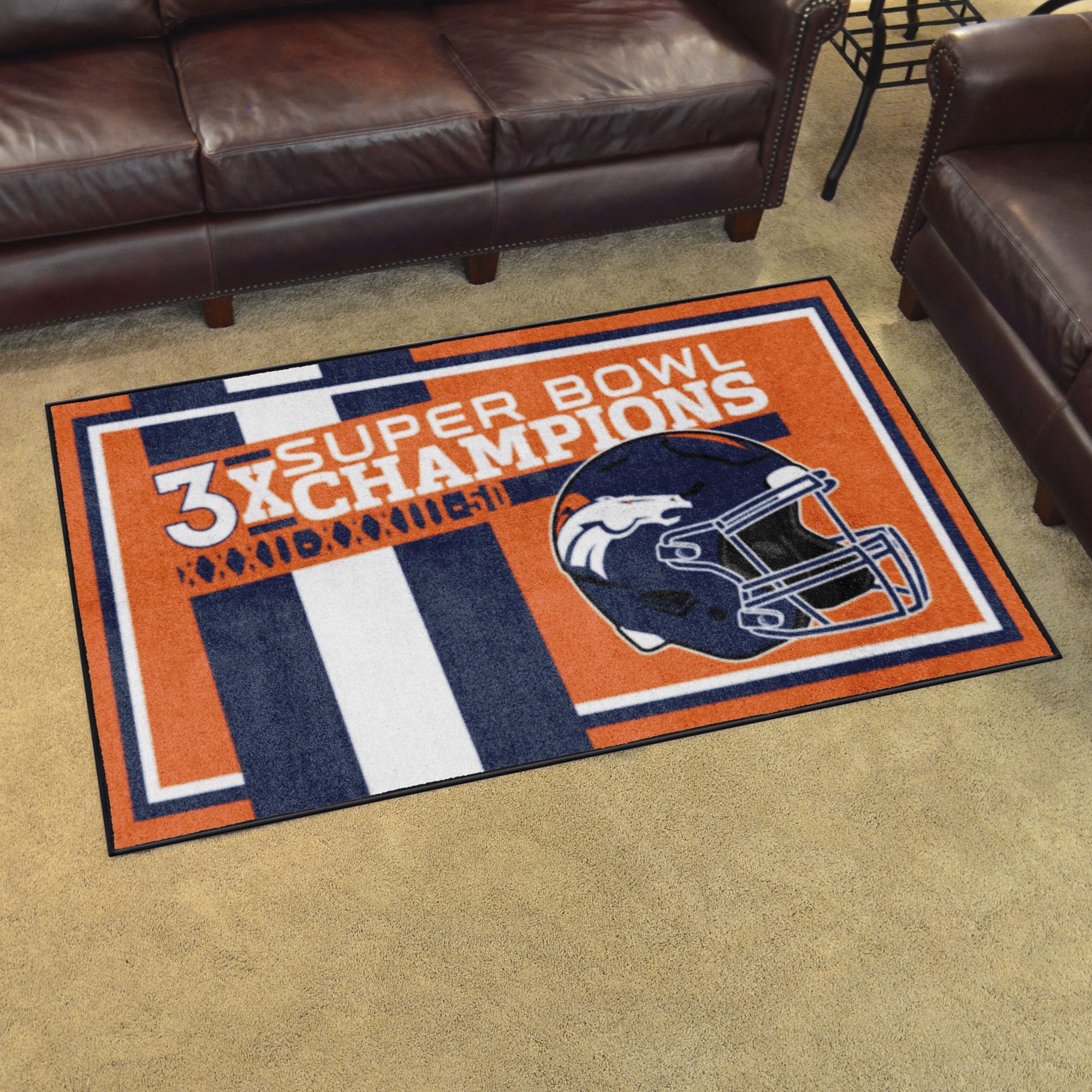 Fanmats | Denver Broncos Dynasty 4X6 Rug