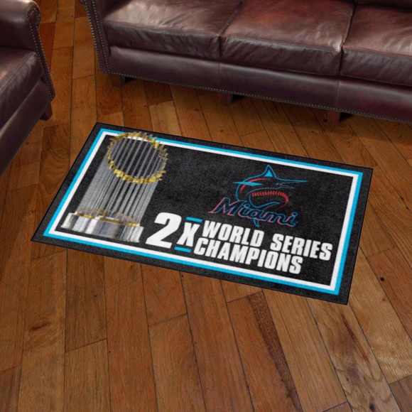 Fanmats Carolina Panthers 3ft. x 5ft. Plush Area Rug