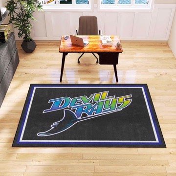 MLB - Tampa Bay Rays Retro Collection Rug - 19in. x 30in. - (1998 Tampa Ray Devil  Rays) - 2' x 6' Runner - 2' x 6' Runner - Bed Bath & Beyond - 32066240
