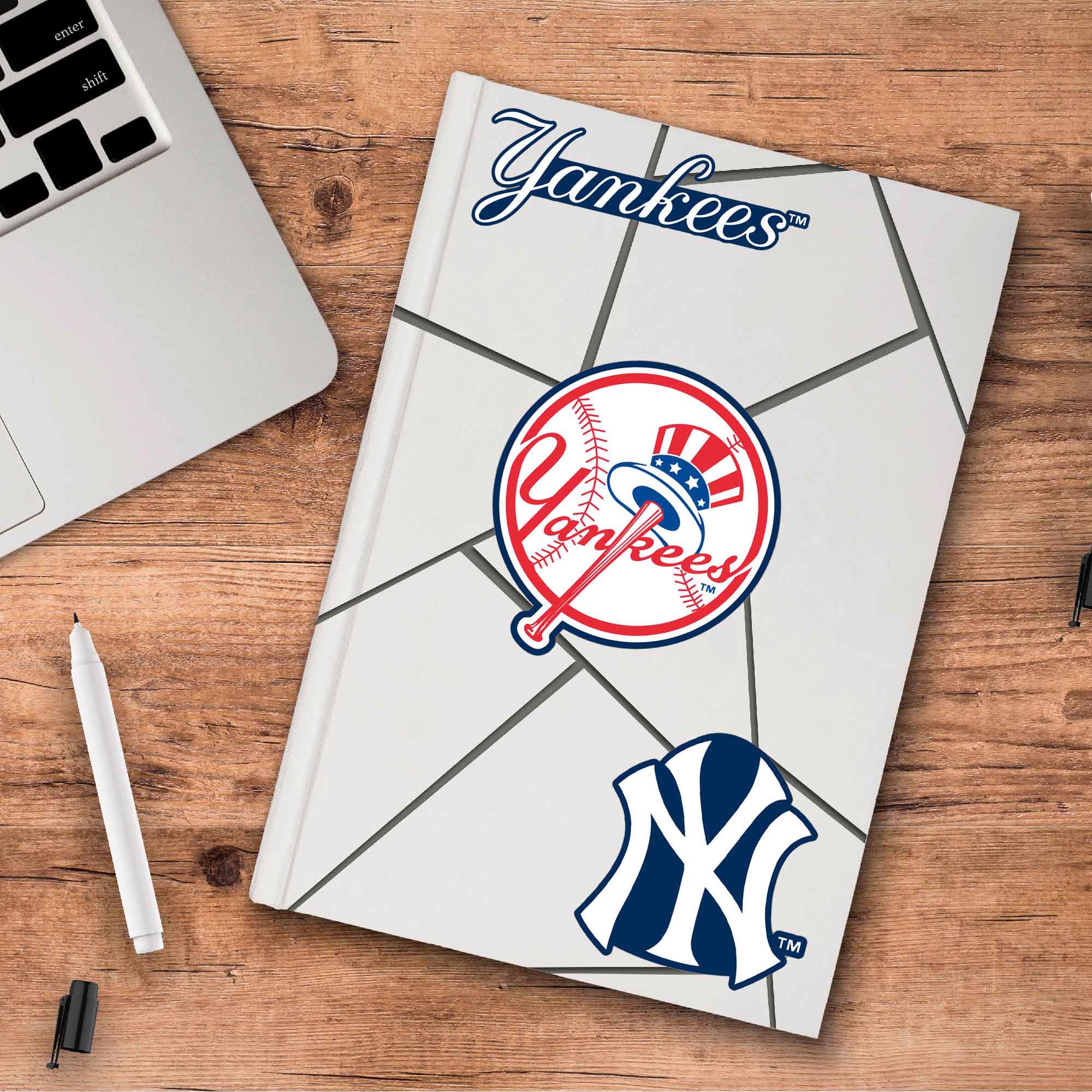 Fanmats  New York Yankees 3 Piece Decal Sticker Set