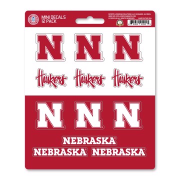 Picture of Nebraska Cornhuskers Mini Decal 12-pk