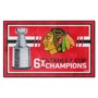 Picture of Chicago Blackhawks 4x6 Rug