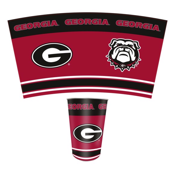 Picture of University of Georgia Wastebasket