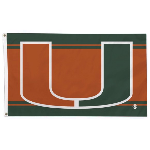 Picture of University of Miami Standard Home Flag