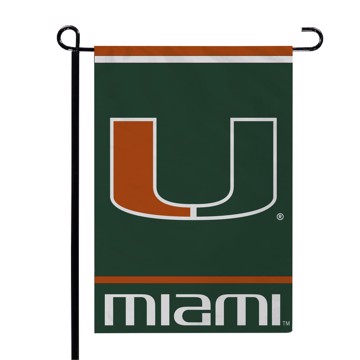 Picture of University of Miami Standard Garden Flag