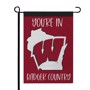 Picture of University of Wisconsin State Shape Garden Flag