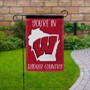 Picture of University of Wisconsin State Shape Garden Flag