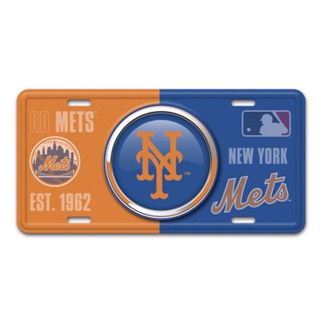 Picture of MLB - New York Mets Metal License Plate