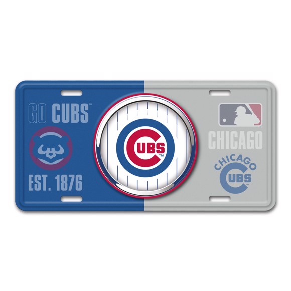 Picture of MLB - Chicago Cubs Metal License Plate