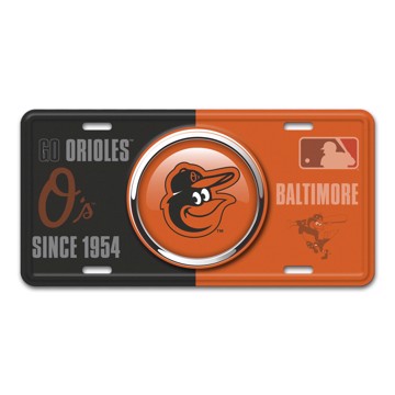 Picture of MLB - Baltimore Orioles Metal License Plate