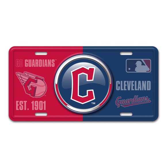 Picture of MLB - Cleveland Guardians Metal License Plate