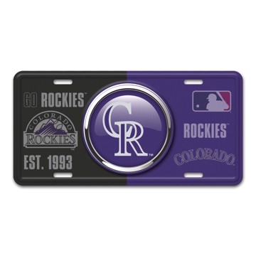 Picture of MLB - Colorado Rockies Metal License Plate