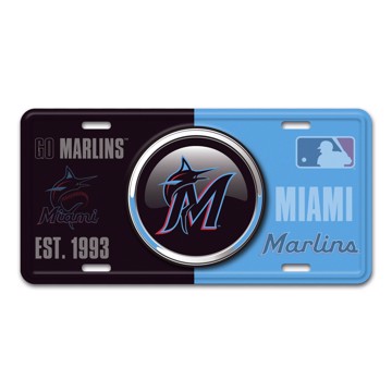 Picture of MLB - Miami Marlins Metal License Plate