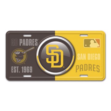 Picture of MLB - San Diego Padres Metal License Plate