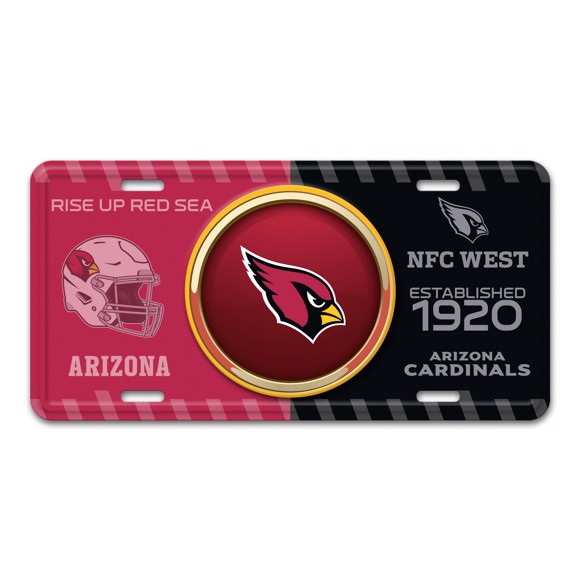 Picture of NFL - Arizona Cardinals Metal License Plate