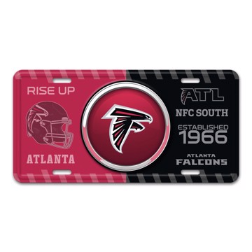 Picture of NFL - Atlanta Falcons Metal License Plate