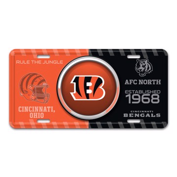 Picture of NFL - Cincinnati Bengals Metal License Plate