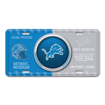 Picture of NFL - Detroit Lions Metal License Plate