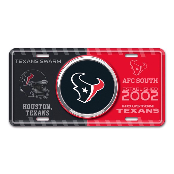 Picture of NFL - Houston Texans Metal License Plate