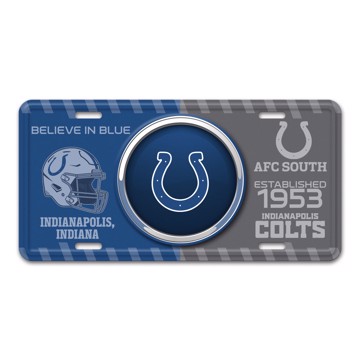 Picture of NFL - Indianapolis Colts Metal License Plate