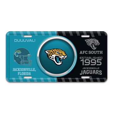 Picture of NFL - Jacksonville Jaguars Metal License Plate