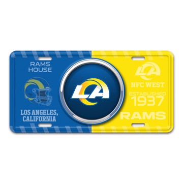 Picture of NFL - Los Angeles Rams Metal License Plate