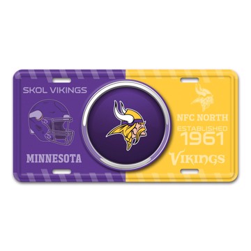 Picture of NFL - Minnesota Vikings Metal License Plate