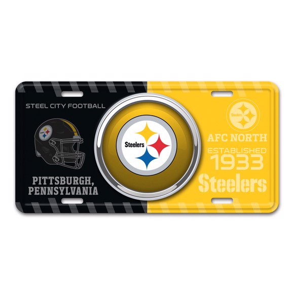 Picture of NFL - Pittsburgh Steelers Metal License Plate