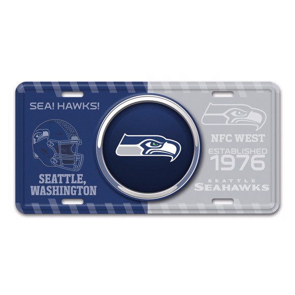 Picture of NFL - Seattle Seahawks Metal License Plate