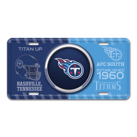 Picture of NFL - Tennessee Titans Metal License Plate