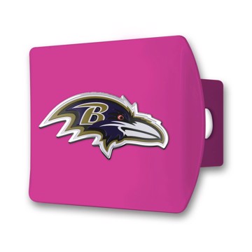 Picture of NFL - Baltimore Ravens Color Hitch Cover - Pink