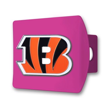 Picture of NFL - Cincinnati Bengals Color Hitch Cover - Pink